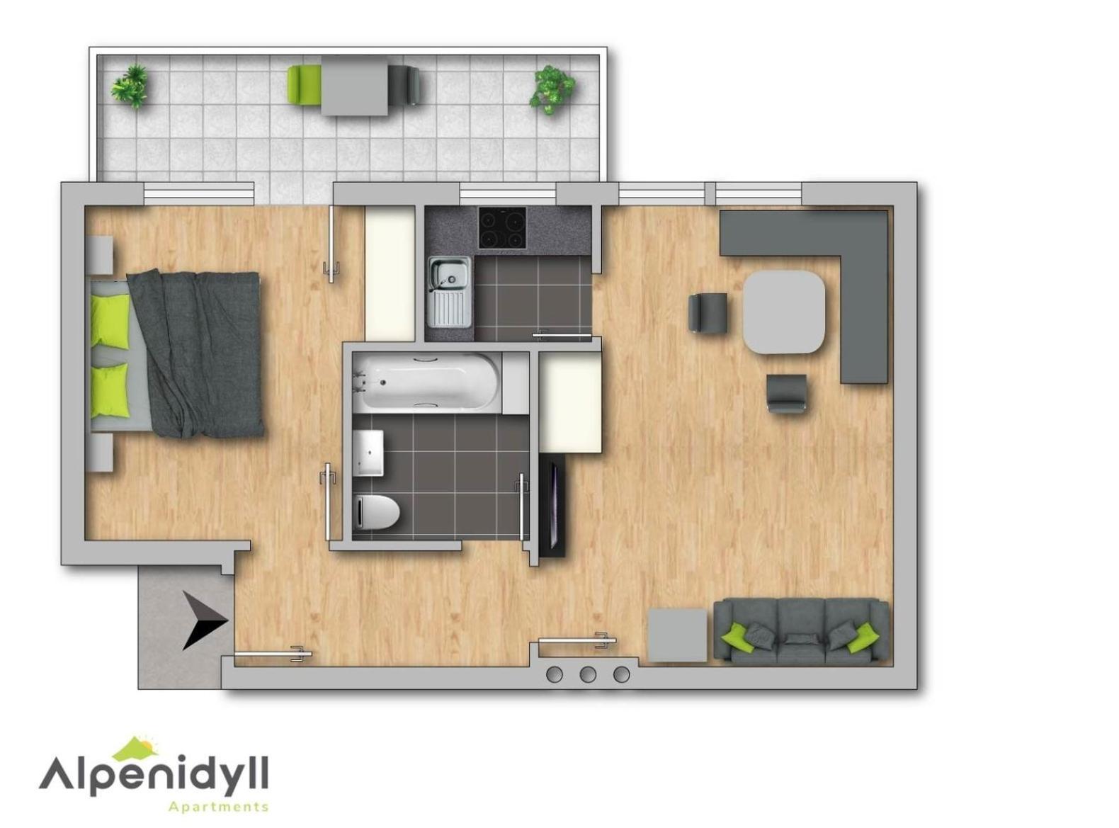 Huberhof 8 By Alpenidyll Apartments 斯拉德明 外观 照片